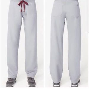 Light Grey Fig Scrub Pants